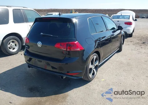 2015 Volkswagen Golf Gti 2.0T Autobahn 4-Door from USA, damaged, VIN 3VW4T7AU8FM017473